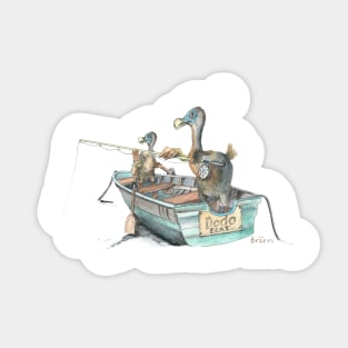 Dodo and son went fishing Sticker